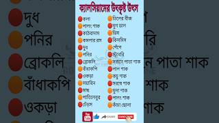 ক্যালসিয়াম জাতীয় খাবার কি কি💪What are calcium rich foods💪#shorts #viral #banglahealthtips