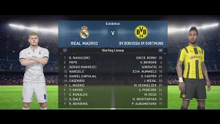PES 2017 Real Madrid VS Borussia Dortmund