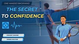 The SECRET To Getting CONFIDENCE On Your One Handed Backhand FOREVER