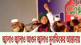 মিজানুর রহমান আজিজীর জ্বালাও জ্বালাও আগুন জ্বালাও মুনাফিকের আস্তানায়