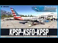 MSFS 2024 | Real World United OPS + iniBuilds KPSP *GIVEAWAY* | Real World Sim Pilot | VATSIM