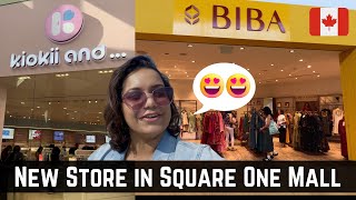 Square One Mall Mississauga | Biba Canada | India clothing store | kiokii and | k-beauty