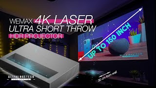 150" from 30cm BIG Screen | 4K LASER Ultra Short Throw Projector | Wemax Nova Full Review