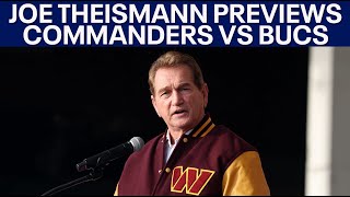 Joe Theismann talks Commanders vs Bucs playoff matchup and Jayden Daniels impressive rookie season