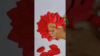 beautiful paper flower wall hanging😍#diy #craft #youtubeshorts #trending #shorts #viral #ashortaday