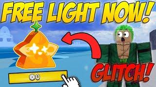 How To Get FREE Light Fruit *GLITCH* for Roblox Blox Fruits! (Not Clickbait)