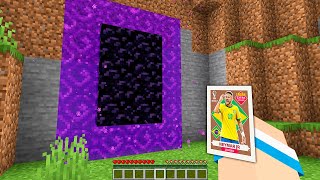 A Cada DESAFIO do MINECRAFT EU GANHO FIGURINHAS (Copa 2022)