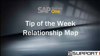Tip of the week-Relationship map
