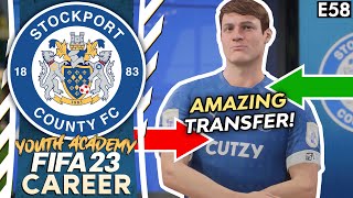 AN INCREDIBLE SIGNING! | FIFA 23 YOUTH ACADEMY CAREER MODE | STOCKPORT (EP 58)