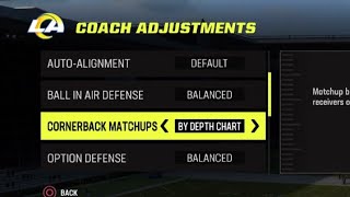 Madden 23 Gold Nugget Series (How CB Matchups by Depth Chart Works)