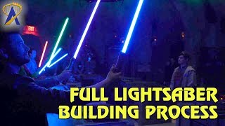 Full Lightsaber Building Process at Savi's Workshop in Star Wars: Galaxy's Edge