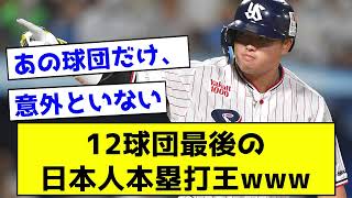 【あの球団だけ、、】12球団最後の日本人本塁打王がこちらwww ←意外な結果だったwww【なんJ反応集】