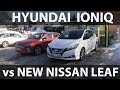 New Nissan Leaf vs Hyundai Ioniq road trip