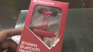 Marsche wireless bluetooth unboxing