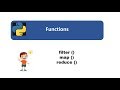 Python for Beginners Part-37 | filter ( ), map ( ), reduce ( )