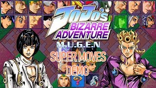 JoJo's Bizarre Adventure M.U.G.E.N 1.1 Super Moves Demo (Some Character)