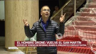 Hombre Drone - Restauración del Teatro San Martín