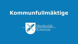 Munkedal kommunfullmäktige 2022-04-25