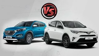 Hyundai Tucson 2016 vs Toyota Rav4. "2 Лошадиные силы"