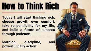 Think Rich, Live Rich: 10 Mindset Shifts to Change Your Life 🔥 || Improve Your English ✅