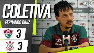 COLETIVA FERNANDO DINIZ | AO VIVO | Fluminense x Corinthians - Brasileirão 2023