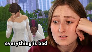my sims wedding was a disaster