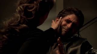 The Sopranos Chris gets carjacked by drug dealers & Hits Adrianna back at home scene