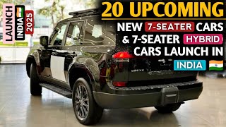 20 Upcoming 7-Seater | Hybrid 7-Seater Cars Launch In India 2025 | Features, Price | Upcoming Cars