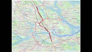 Map matching on OpenStreetMap, an open source solution