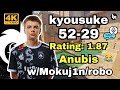 🔥kyousuke (52-29) w/Mokuj1n/robo (Anubis) | FACEIT 3700ELO | Oct 26, 2024 #cs2 #pov