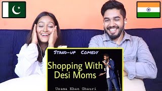 INDIANS react to Pakistani Stand-up Comedy | Shopping with Desi Moms