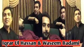 Iqrar Ul Hassan & Waseem Badami Free Time Gup Shup | Blue Star