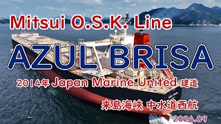 JMU 巨大ばら積み船「　AZUL BRISA　」商船三井