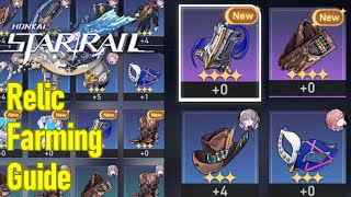 Honkai Star Rail how to get relics, relic farming guide