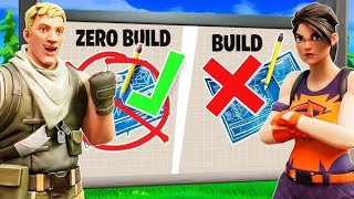 I finally Tried the Zero Build Mode on Fortnite