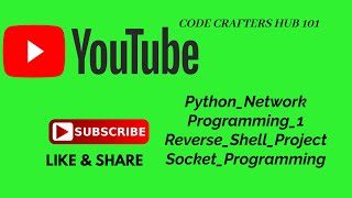 Python Network Programming 1 Reverse Shell Project Socket Programming