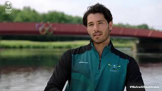 Hussein Alireza - Saudi Rowing Tokyo 2020 #WeAreAllSaudiArabia