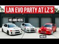 His and Hers, Evo Edition: Adam LZ and Collete Davis Show Off Their 90's JDM AWD Turbo Sedans