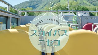 【ニセコ】2階建て屋根なしバスで開放感！夏のおすすめスカイバスニセコ