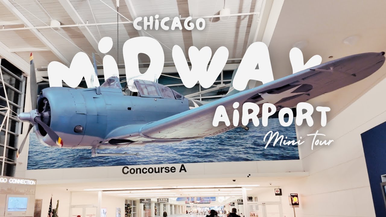 Chicago Midway Airport ️ | Mini Tour 4K - YouTube