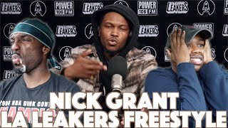 Nick Grant - LA LEAKERS FREESTYLE | FIRST REACTION/REVIEW