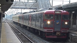 【4K】しなの鉄道　快速列車115系電車　S14編成+S9編成　戸倉駅通過