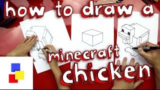 How To Draw A Chicken From Minecraft