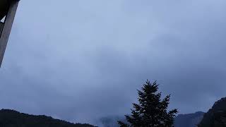 10hours Himalayas mountain rain drop shower thnder deep sleep white noise asmr relaxing nature delta