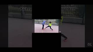 Kuzey yanık abisiyle maç yaparken vs Yusuf Emre abisiyle maç yaparken #football #edit