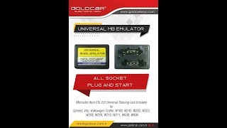 GOLDCAR Mercedes Benz ESL ELV Universal Steering Lock Emulator for SPRINTER