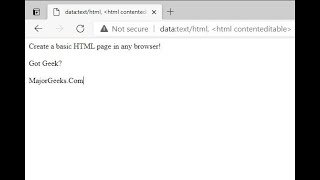 How to Create a Basic HTML Document in Your Browser