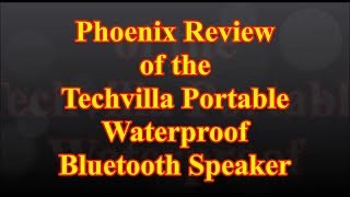 Techvilla Portable Waterproof Bluetooth Speaker