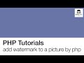 Add watermark to a picture by php