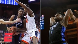 RJ Barrett and Zion Williamson lead Duke past Virginia | College Basketball High